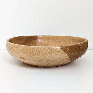 Vintage Hand Turned Wooden Bowl 1975